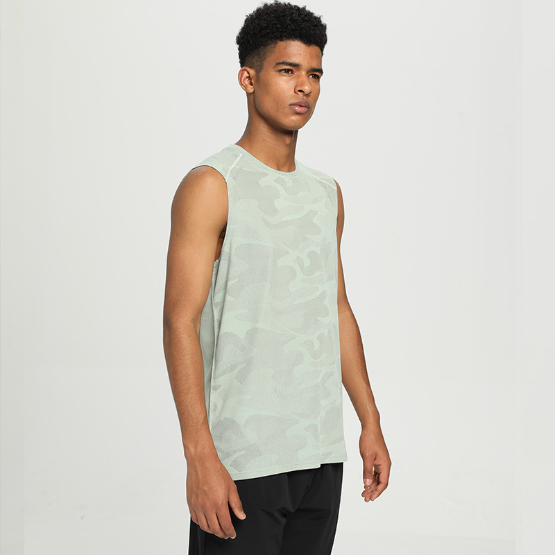 Men's Gym Vest – Camo Performance, Breathable Training & Workout Top