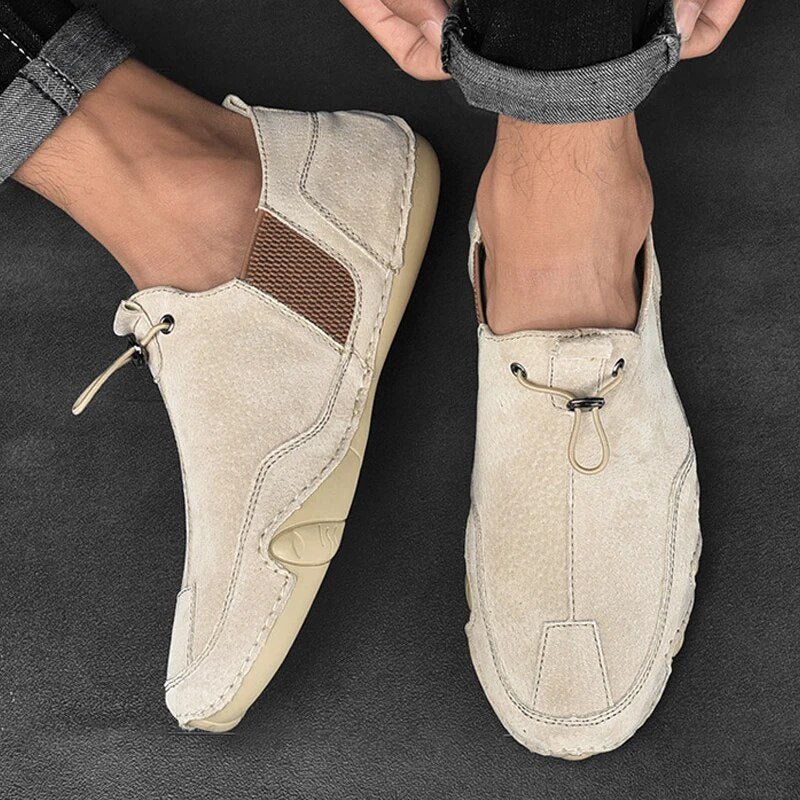 Men's Driving Shoes – Suede, Comfortable Smart Casual Loafers