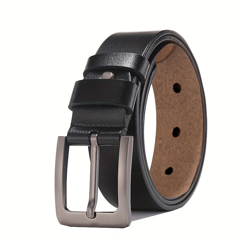 Men's Belt – Classic Pin Buckle, Smart Casual for Jeans & Trousers