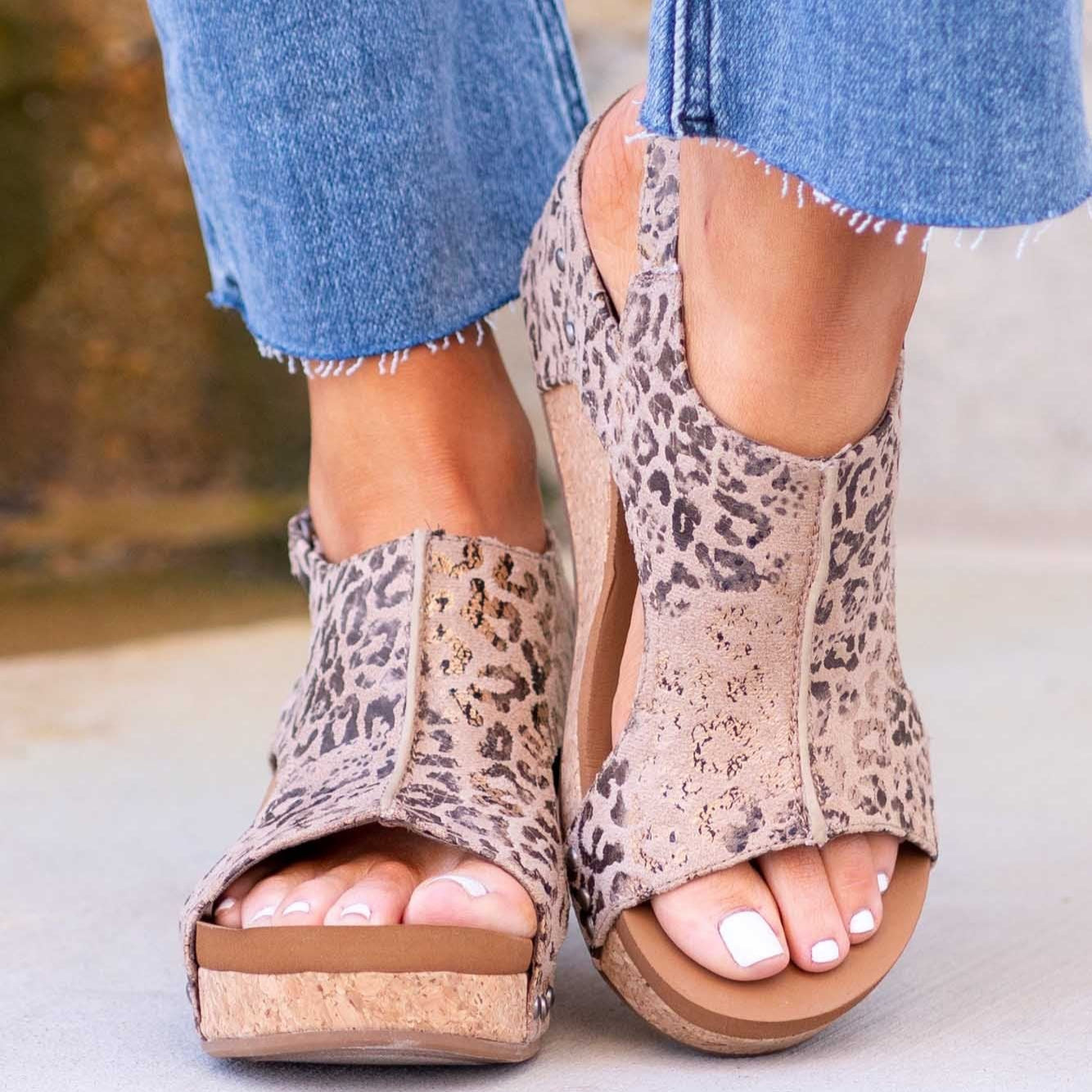 Women's Sandals – Open Toe Design, Cushioned Fit Casual Everyday Wear