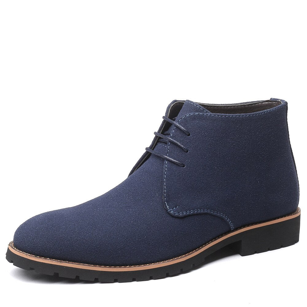 Men's Chukka Boots – Suede Lace-Up, Comfortable Smart Casual Wear