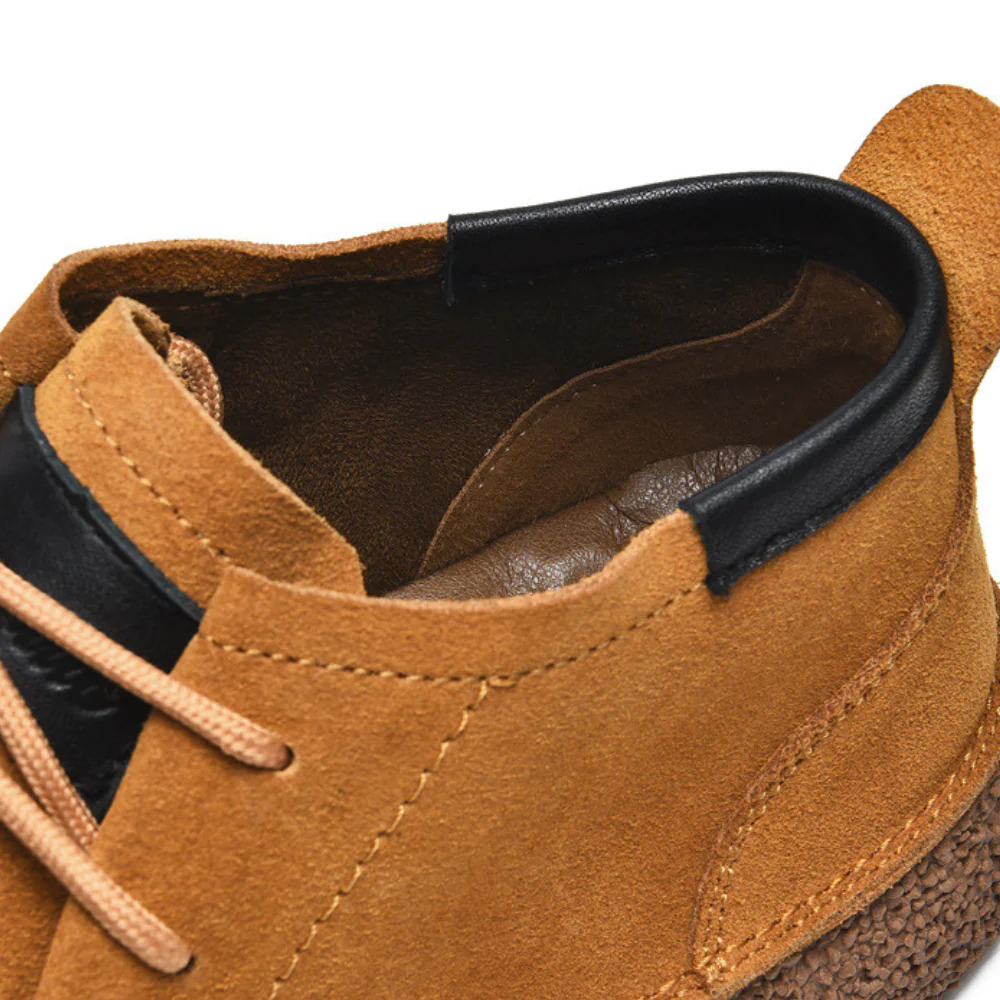 Men's Suede Trainer Boots – Chunky Sole, Comfortable Smart Casual Wear