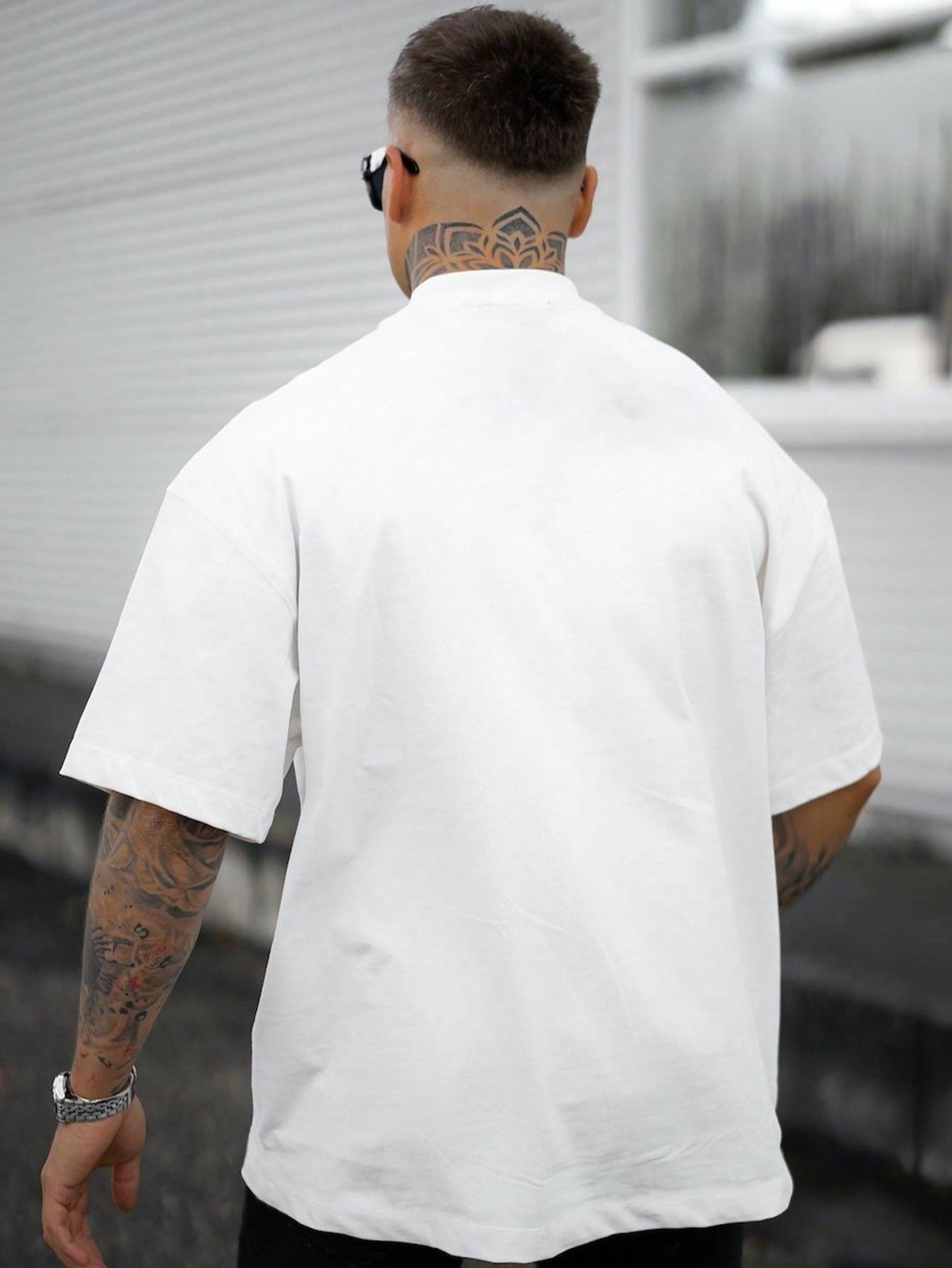 Men's T-Shirt – Plain Crew Neck, Relaxed Fit Casual Summer Top