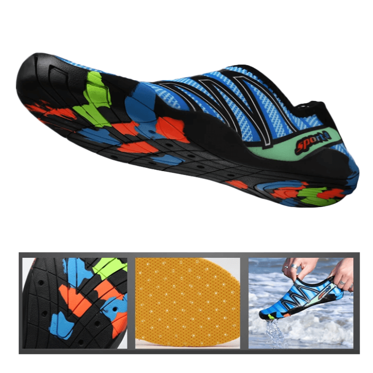 Unisex Adults' Water Shoes – Quick-Dry Mesh, Lightweight Beach & Pool Trainers