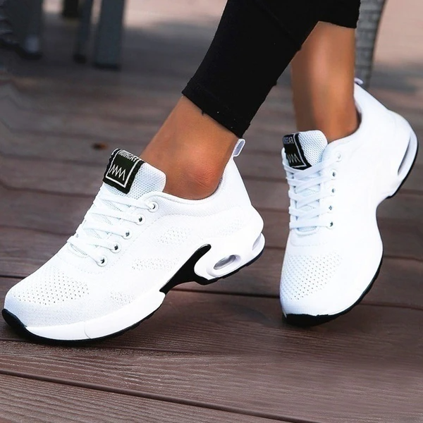 Women's Trainers – Air Cushion Sole, Breathable Gym & Walking Shoes