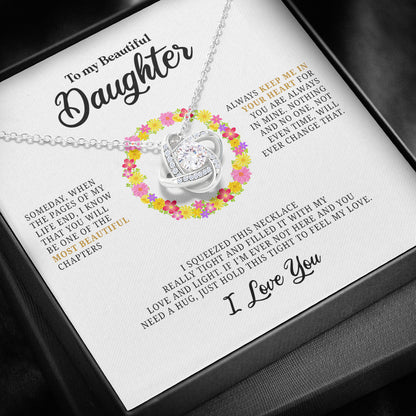 To my Beautiful Daughter – Love Knot™ Necklace